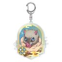 鬼滅の刃 箔押し アクリルキーホルダー 嘴平伊之助