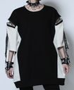 BONDAGE WRIST SHOULDER ZIP カットソー