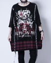 DEVIL IN ME SHOULDER ZIP & LOGO LINE ڲ԰ Ŀ
