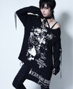ECHOES OF THE SKULL PUNKISH MURDER ガーゼ カットソー