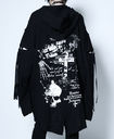 ECHOES OF THE SKULL PUNKISH MURDER ガーゼ パーカ