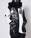 REVERSE SKULL SHORT ZIP �߰�