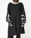 LACE UP SLEEVE ASYMMETRY PUNKISH ��Ŀ�