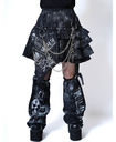 Custom Punkish Black Frill Skirt��Leg Wormer