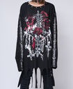 FLAMES HELL DESIGN SLEEVE GOTHIC PUNK WASHER ��Ŀ�